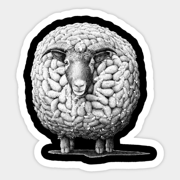 sheep! Sticker by RedmerHoekstra